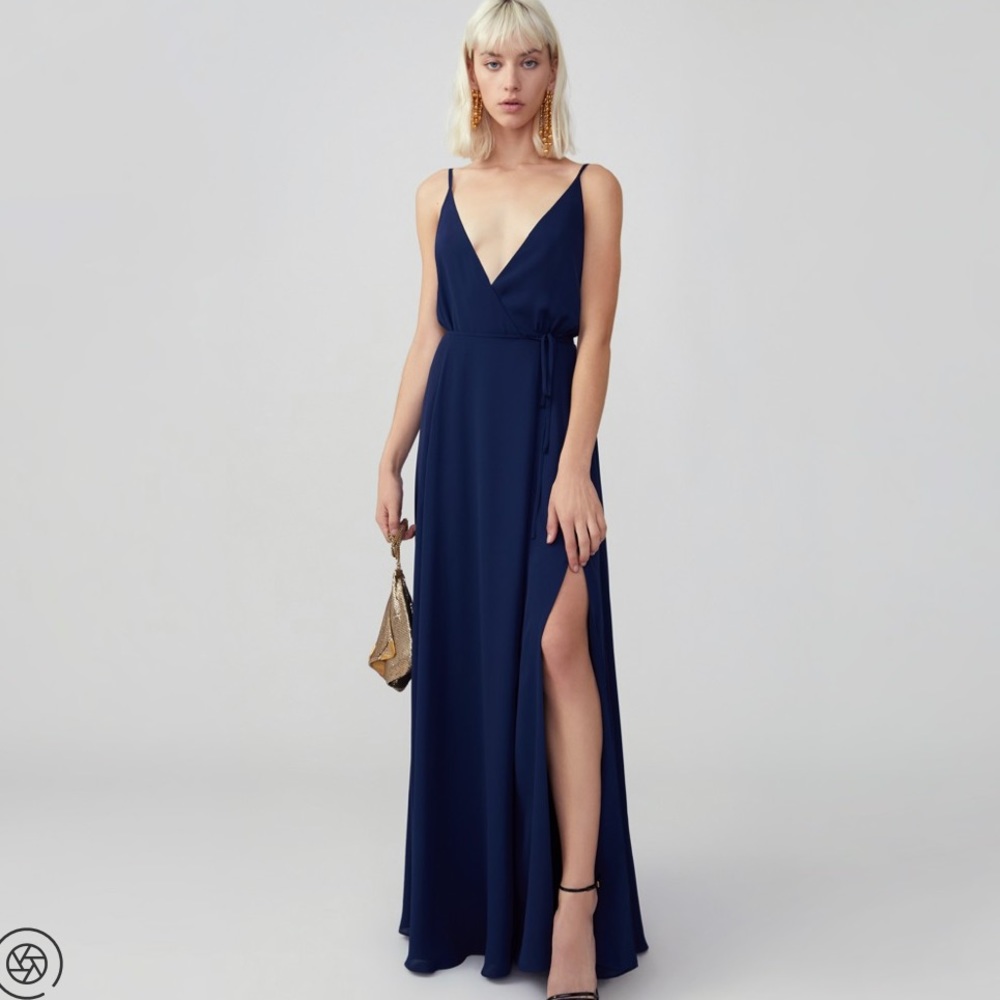 Fame and feathers long maxi dress